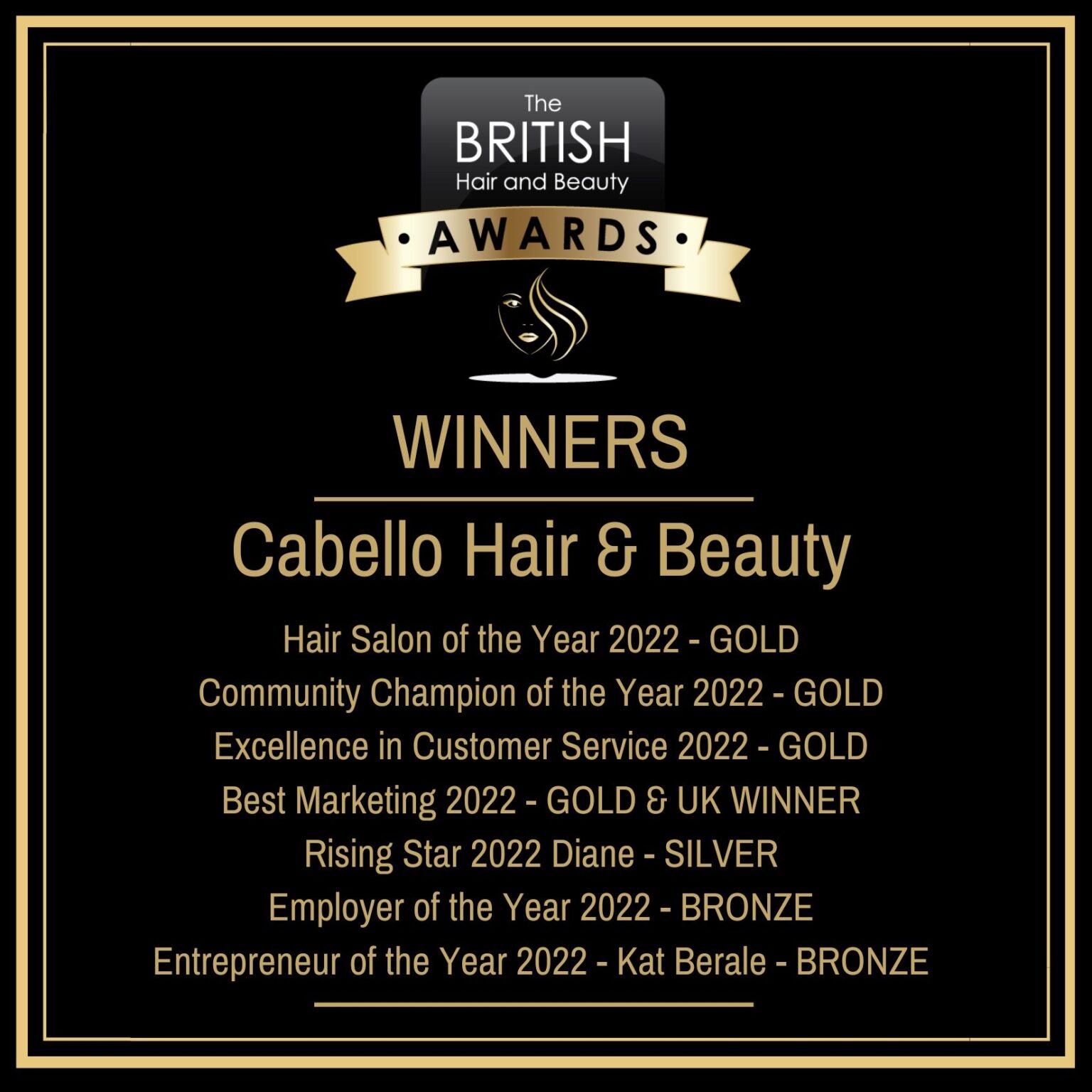 Awards Cabello Hair And Beauty
